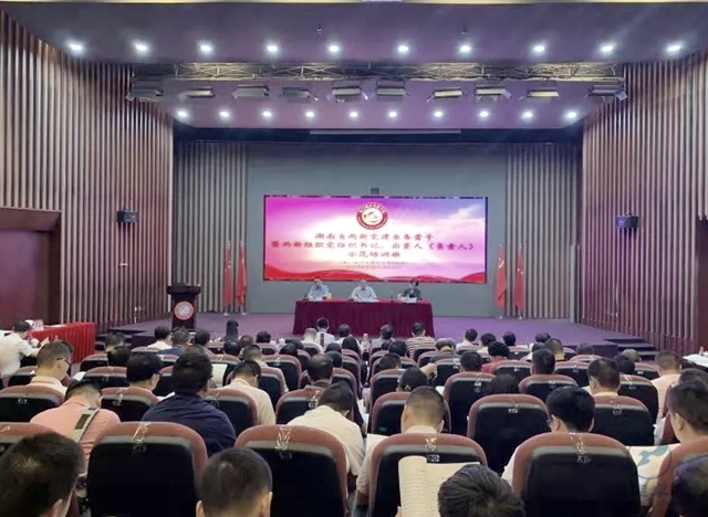 湖南省委組織部（兩新工委）組織的全省兩新黨建業務骨干暨兩新組織（非公有制經濟組織和社會組織）黨組織書記、出資人（負責人）示范培訓班